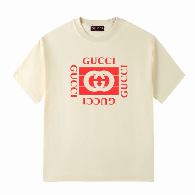 G's 25th summer series Gucci colorful classic Logot - Made of double yarn pure c