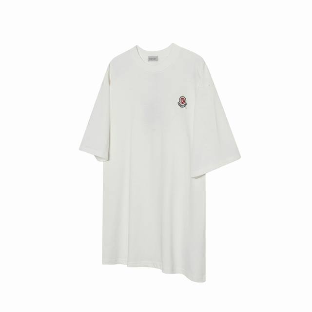 M01 Moncler 25Ss astronaut small logo short sleeve The fabric is made of 280 gra