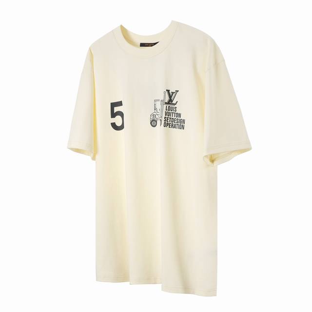L08 Lv Louis Vuitton Limited Edition 5 Car Short Sleeves Printing uses imported
