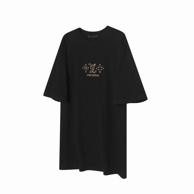 L54 Lv Louis Vuitton 25Ss four-leaf clover arrow indicator embroidery short slee