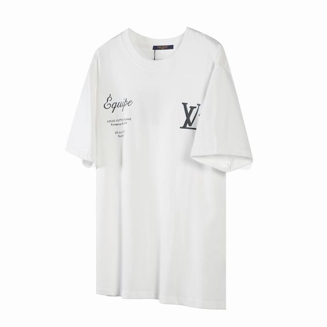 L15 Lv Louis Vuitton Pharrell's new employee letter print short-sleeved T-shirt