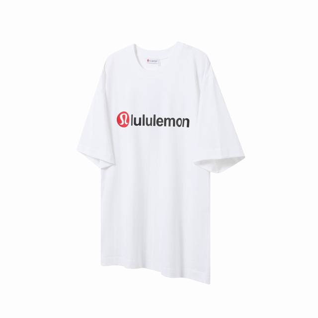 Lu13 Lululemon Lulu 25Ss classic Logo short-sleeved T-shirt The fabric is made o
