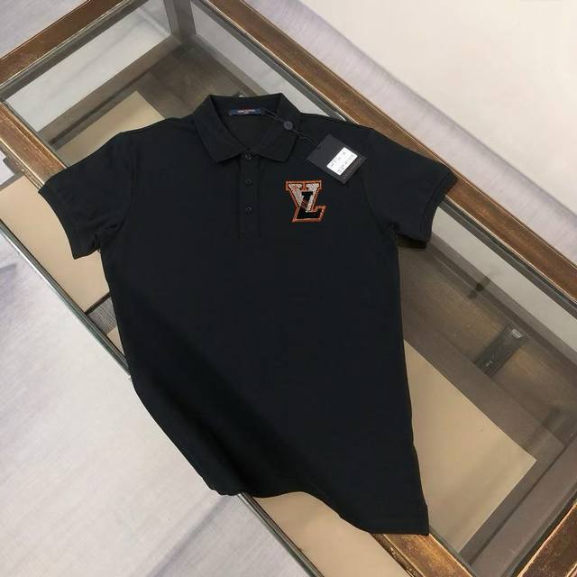 Louis Vuitton Lv Louis Vuitton 25 Spring/Summer latest Polo shirt ~ Highly recom