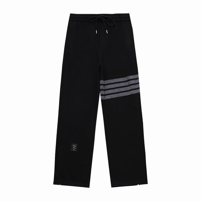 Tb new high street zipper straight casual sports pants not only have the high st