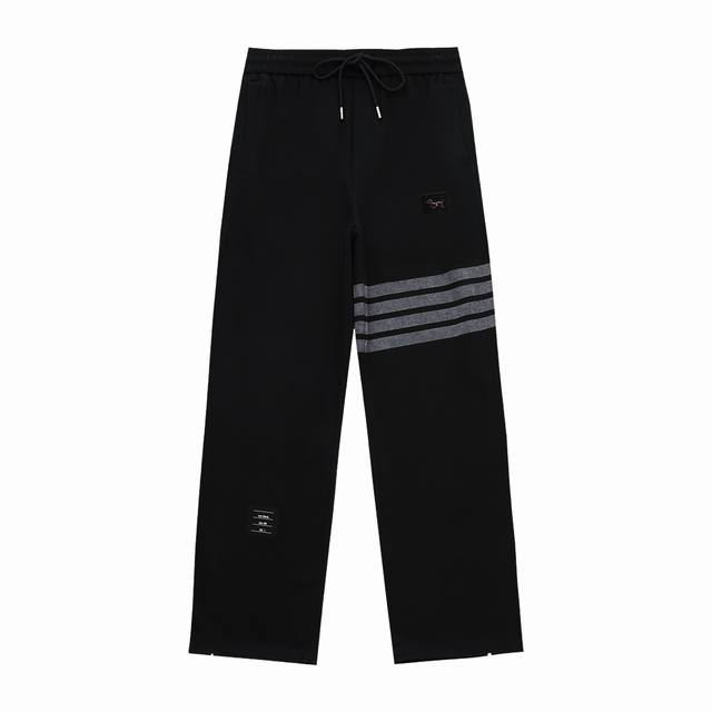 Tb new high street zipper straight casual sports pants not only have the high st