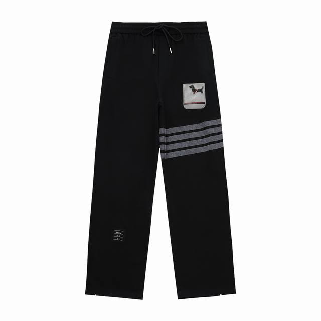 Tb new high street zipper straight casual sports pants not only have the high st