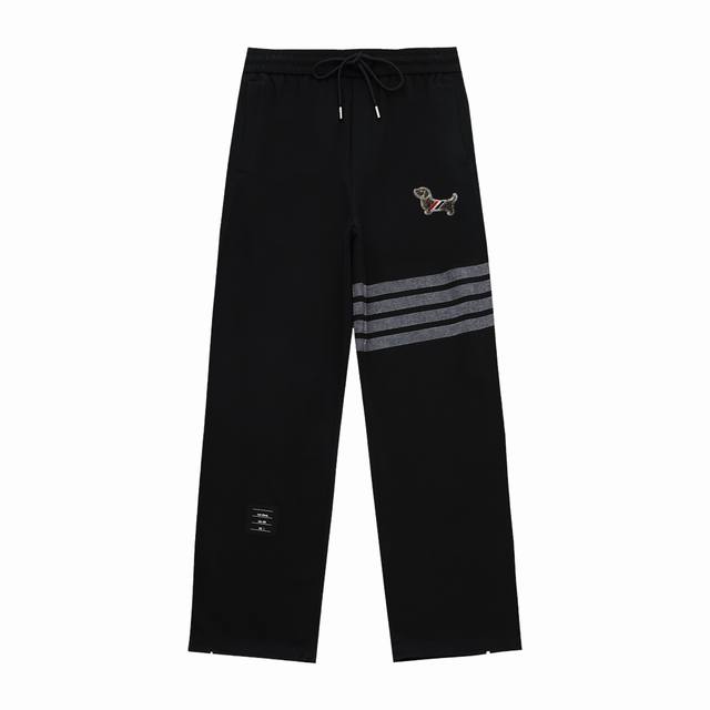 Tb new high street zipper straight casual sports pants not only have the high st