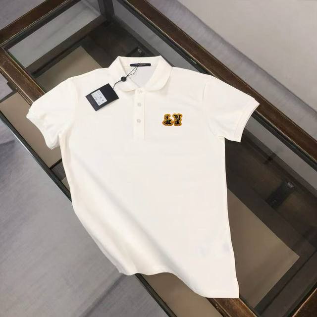 Louis Vuitton Lv Louis Vuitton 25 Spring/Summer latest Polo shirt ~ Highly recom