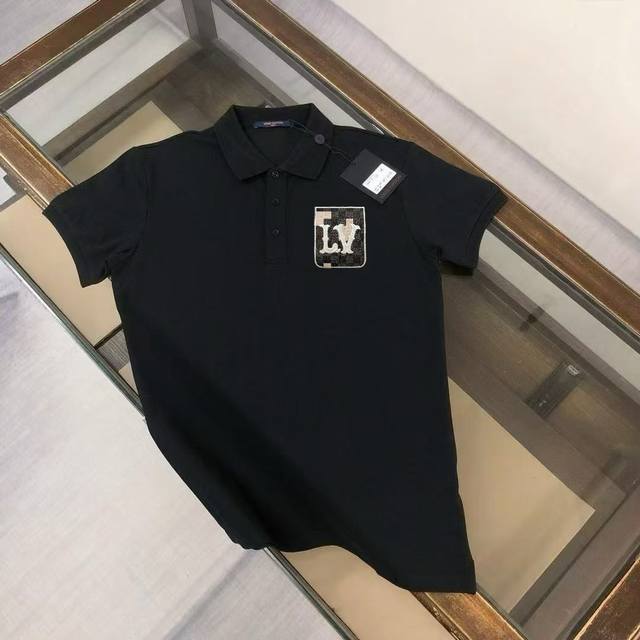 Louis Vuitton Lv Louis Vuitton 25 Spring/Summer latest Polo shirt ~ Highly recom