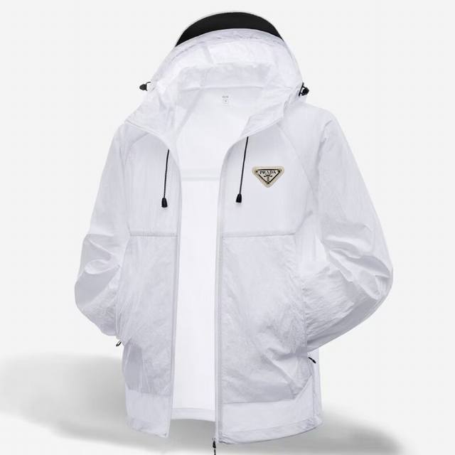 Special price, Prada brand woven sun protection jacket official website synchron