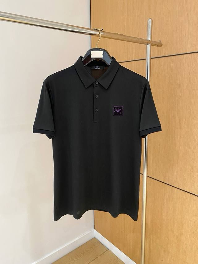 Arc'teryx summer new T-shirt lapel short-sleeved Polo shirt, custom-made fabrics