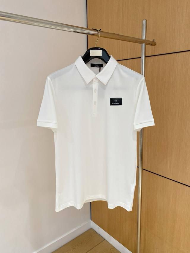 Arc'teryx summer new T-shirt lapel short-sleeved Polo shirt, custom-made fabrics