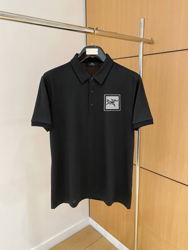 Arc'teryx summer new T-shirt lapel short-sleeved Polo shirt, custom-made fabrics