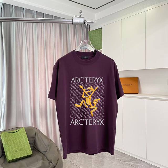 Arc'teryx* Arc'teryx 2025 summer new personalized logo printed short-sleeved T-s