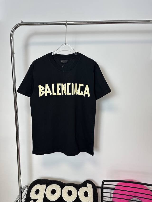 Style number: Hmy115# Balenciaga classic hit short-sleeved T-shirt with printed
