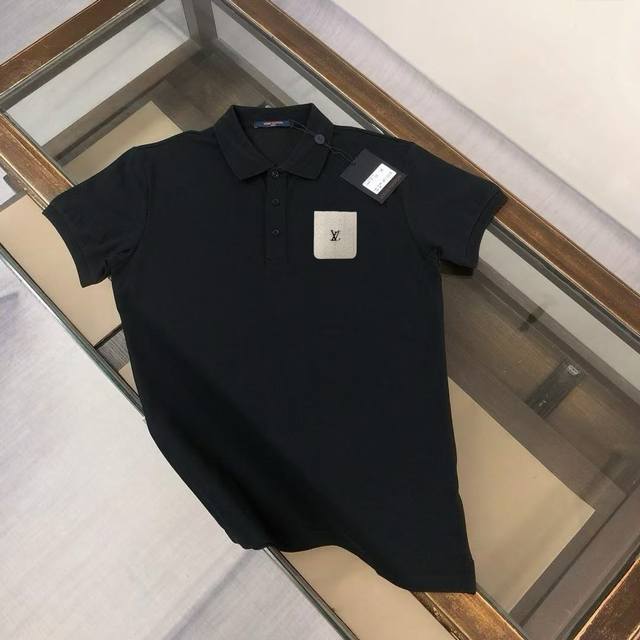 Louis Vuitton Lv Louis Vuitton 25 Spring/Summer latest Polo shirt ~ Highly recom