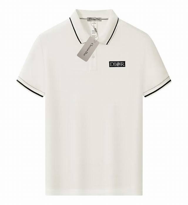 Dior summer new T-shirt lapel short-sleeved Polo shirt, high quality. Custom-mad