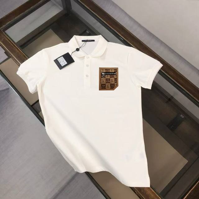 Louis Vuitton Lv Louis Vuitton 25 Spring/Summer latest Polo shirt ~ Highly recom