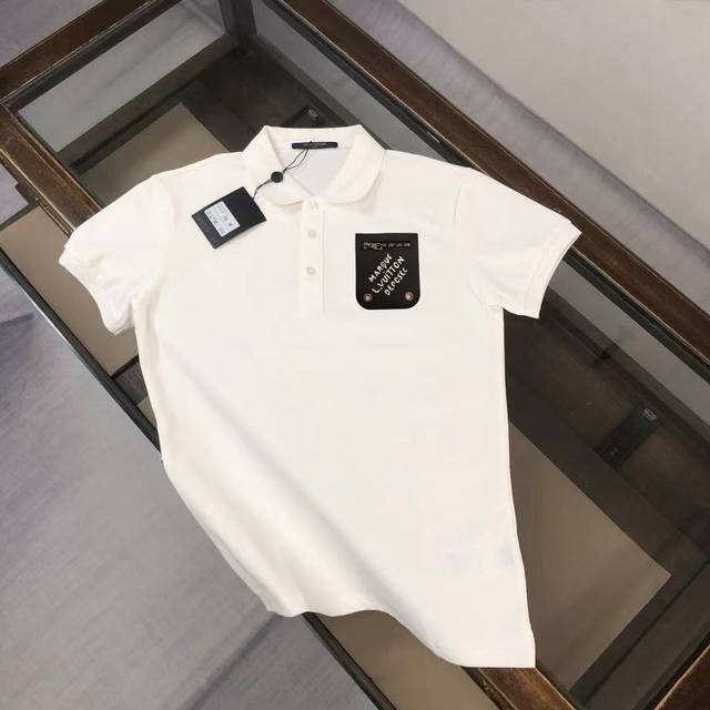 Louis Vuitton Lv Louis Vuitton 25 Spring/Summer latest Polo shirt ~ Highly recom