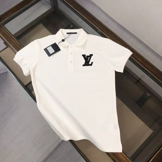 Louis Vuitton Lv Louis Vuitton 25 Spring/Summer latest Polo shirt ~ Highly recom