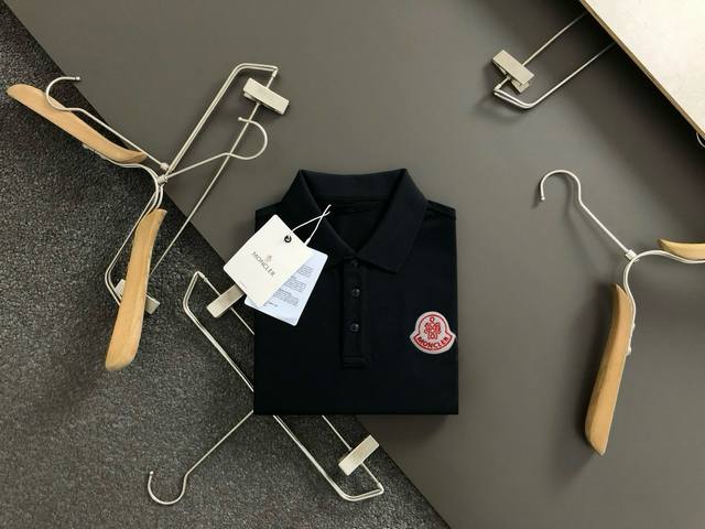 Mon*Cler new summer T-shirt with lapel and short sleeves, custom-made in the cou