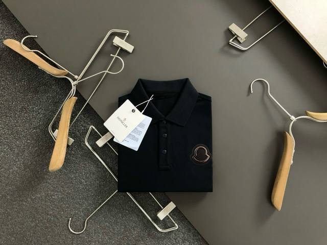 Mon*Cler new summer T-shirt with lapel and short sleeves, custom-made in the cou