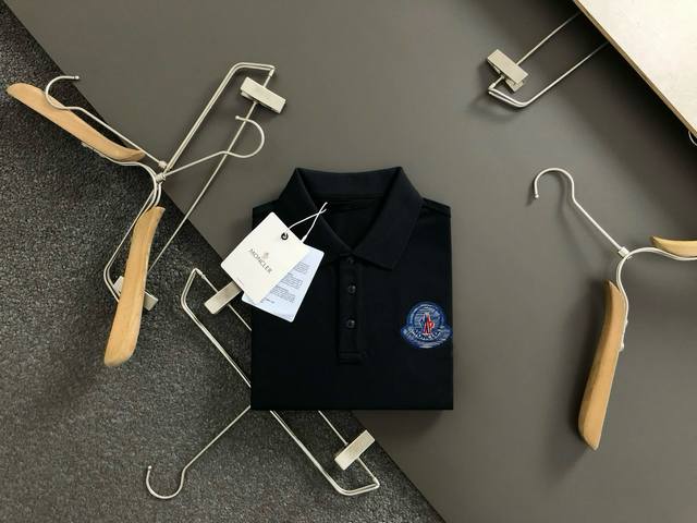 Mon*Cler new summer T-shirt with lapel and short sleeves, custom-made in the cou