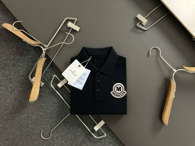 Mon*Cler new summer T-shirt with lapel and short sleeves, custom-made in the cou