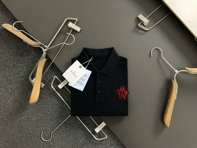Mon*Cler new summer T-shirt with lapel and short sleeves, custom-made in the cou