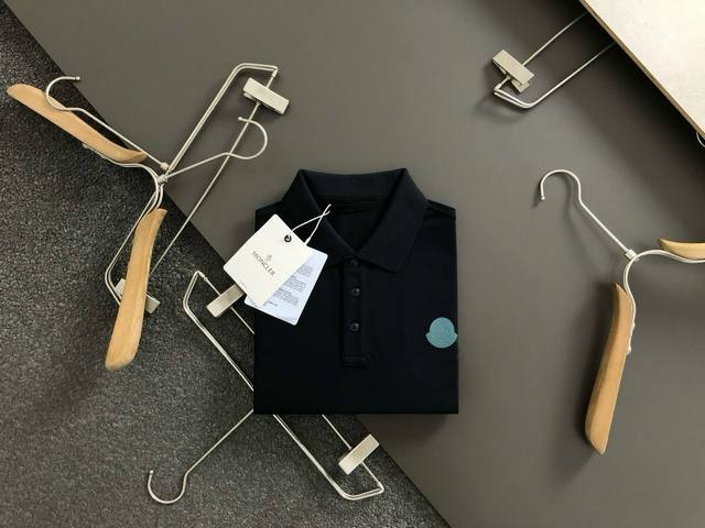 Mon*Cler new summer T-shirt with lapel and short sleeves, custom-made in the cou