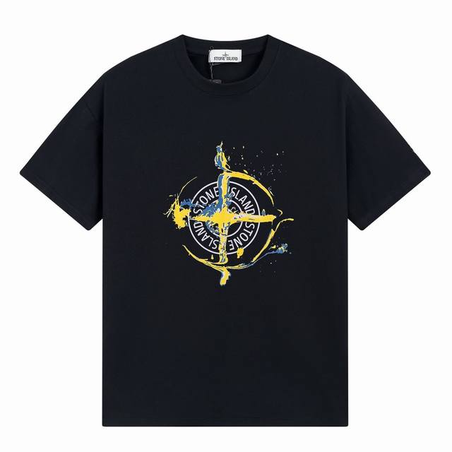 New short-sleeved model number 6687 Stone Lsland Stone Island Summer New Tokyo L