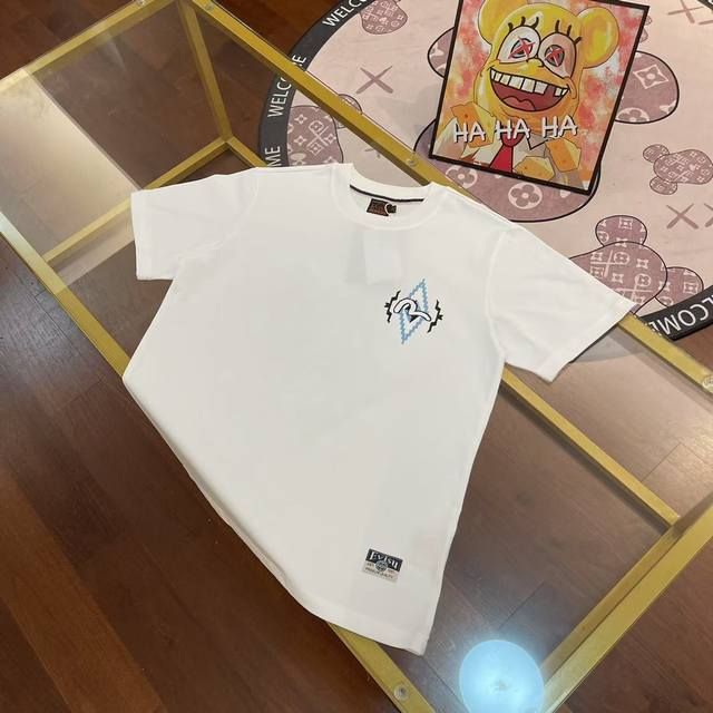 New arrival, Evisu Fushen 2025 new men's letter big M t-shirt short sleeve Color