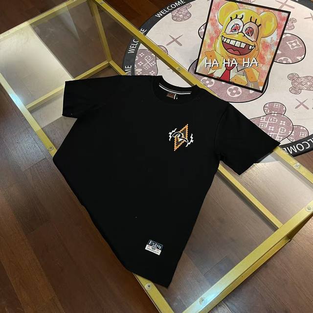 New arrival, Evisu Fushen 2025 new men's letter big M t-shirt short sleeve Color