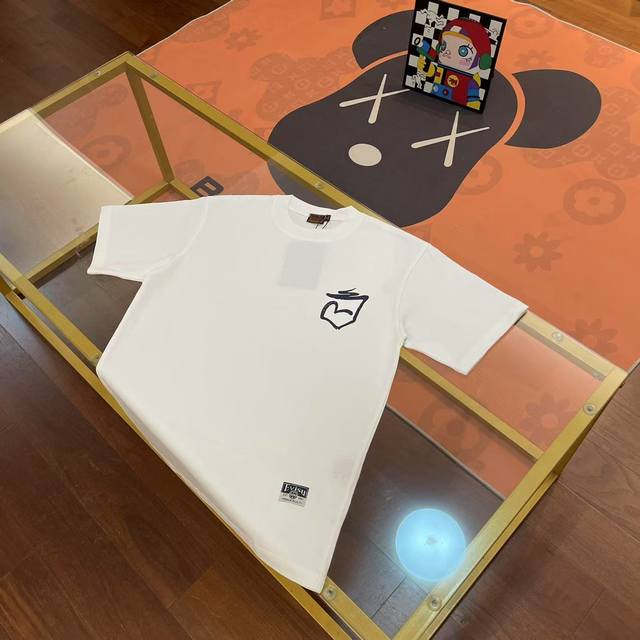New arrival, Evisu Fushen 2025 new men's letter big M seagull short sleeve Color
