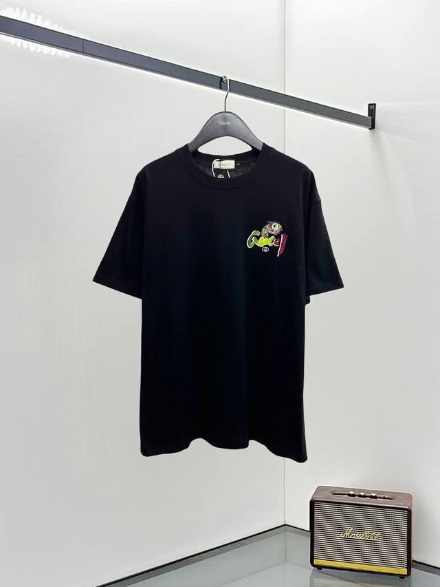 Gucci 25Ss new short sleeve, the highest version of heavy craftsmanship classic