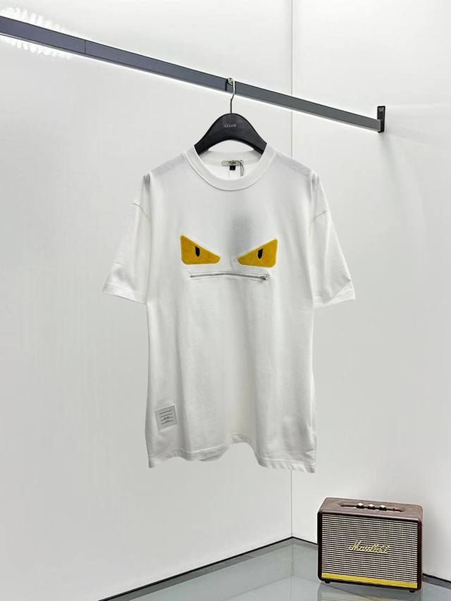 Fendi 25Ss new short sleeve, the highest version of heavy craftsmanship classic