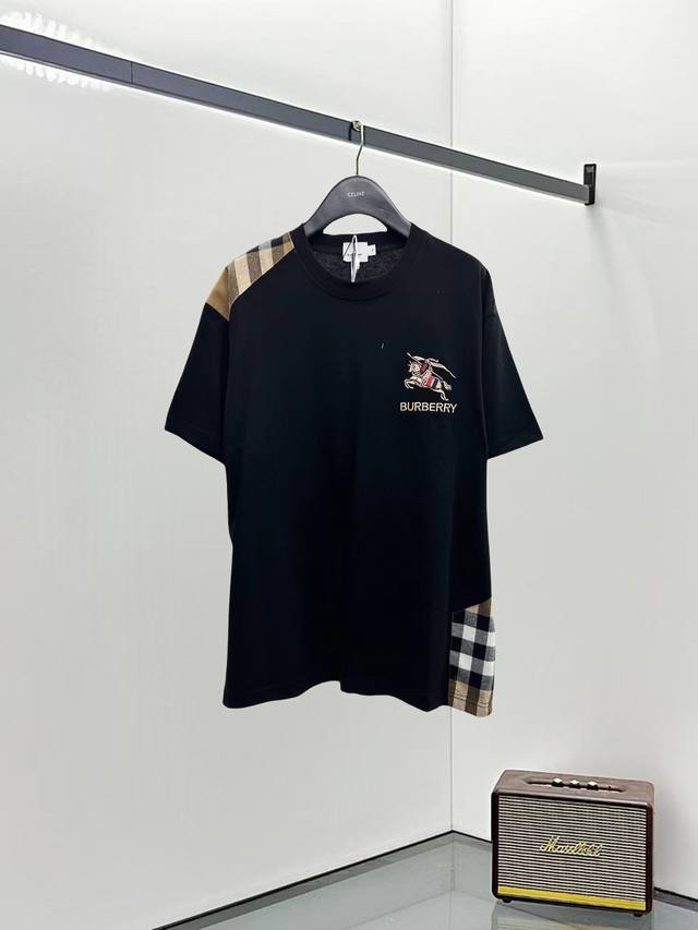 Burberry 25Ss new short sleeve, the highest version of heavy craftsmanship class