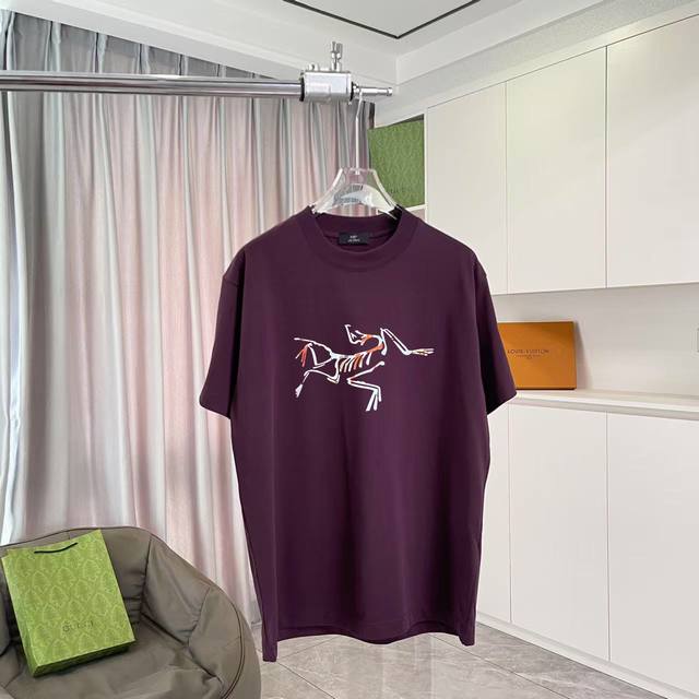 Arc'teryx* Arc'teryx 2025 summer new personalized logo printed short-sleeved T-s