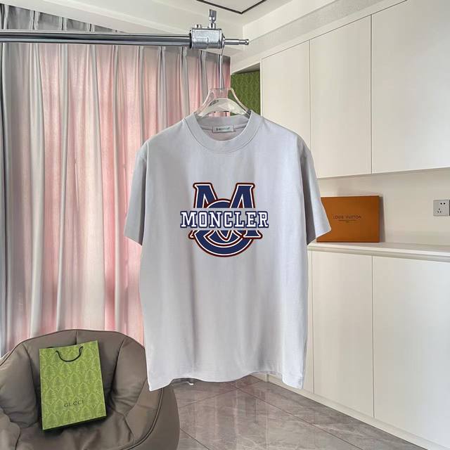 Moncle* Moncle 2025 summer new personalized logo printing custom fabric 300 shor