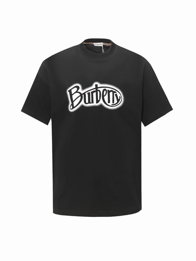 Burberry 2025 Spring and Summer New Release Latest Short Sleeve Round Neck T-shi