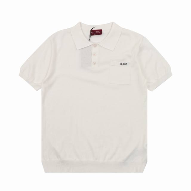 Gucci Gucci letter wool short-sleeved Polo shirt Size: S-Xl