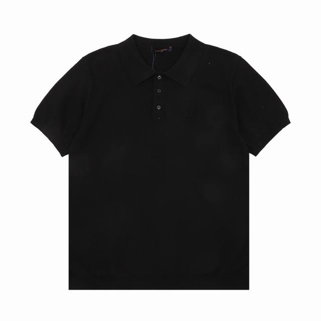 Louis Vuitton Louis Vuitton lettering woolen short-sleeved polo shirt Size: S-Xl