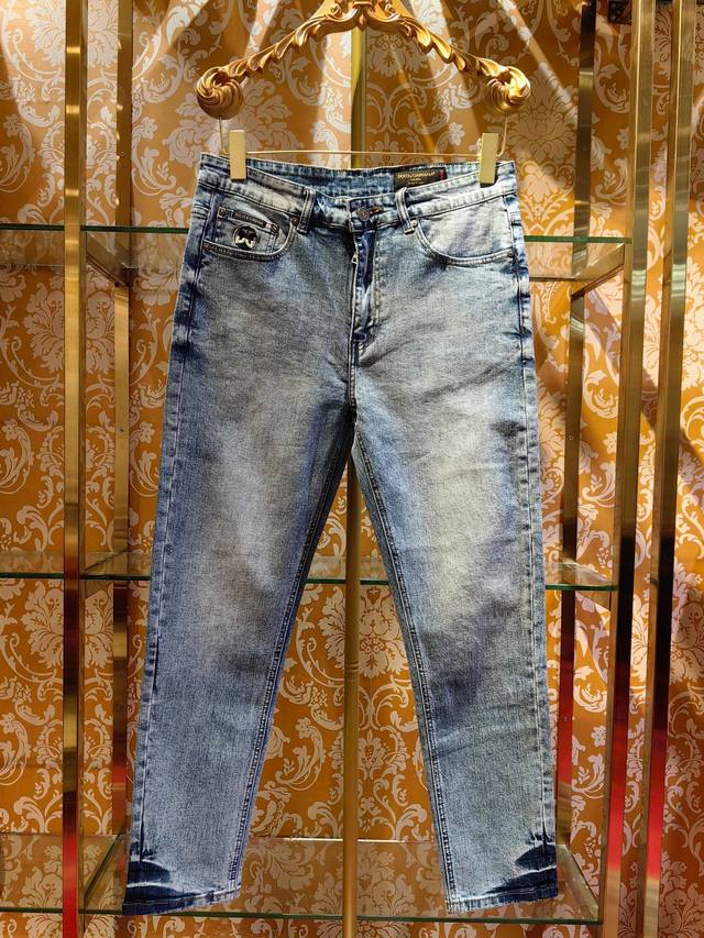 Counter synchronization & 2025 new jeans perfect blue washed back embroidery Dg
