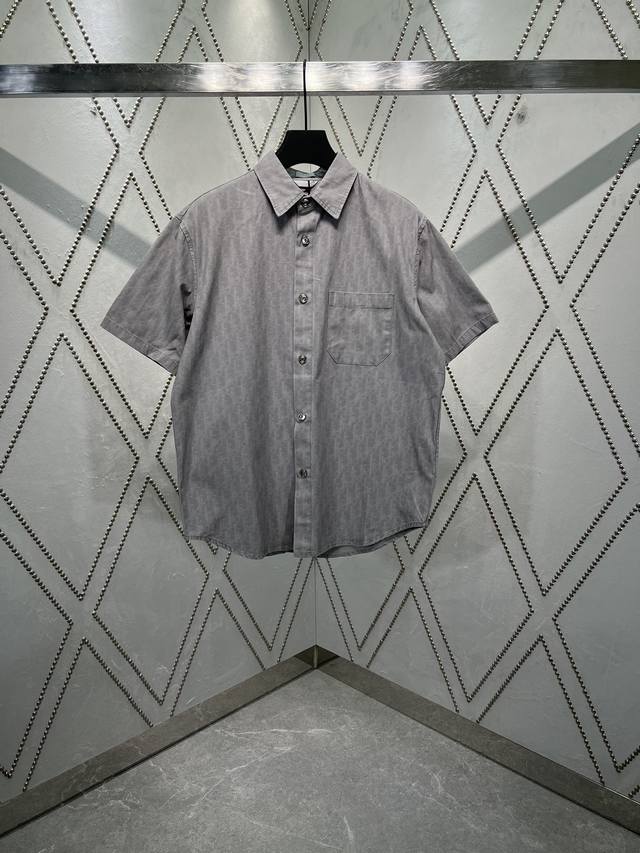 The new Dior 25Ss overshirt features an all-over Oblique print, a new take on th