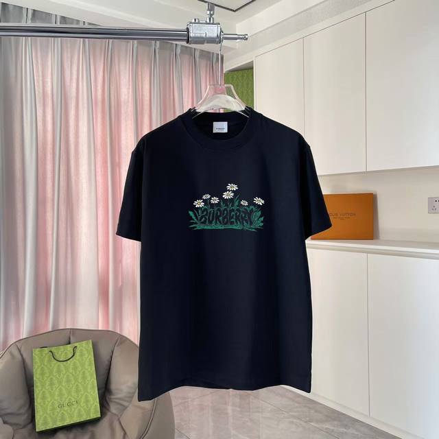 Bur Burberry 2025 summer new personalized letter logo printing custom fabric 300