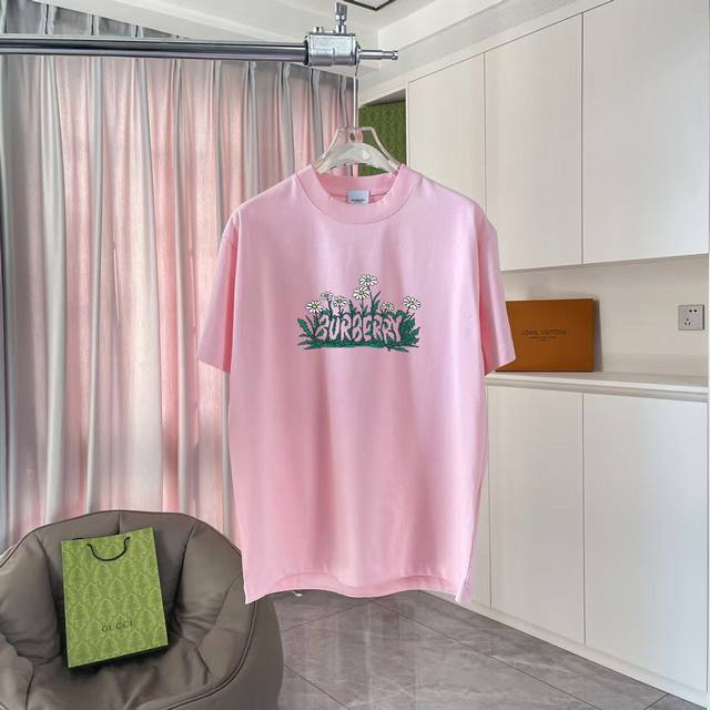 Bur Burberry 2025 summer new personalized letter logo printing custom fabric 300