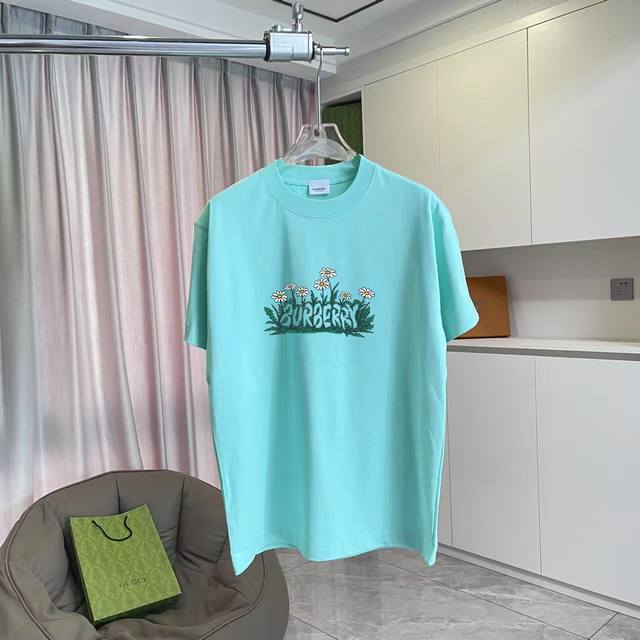 Bur Burberry 2025 summer new personalized letter logo printing custom fabric 300