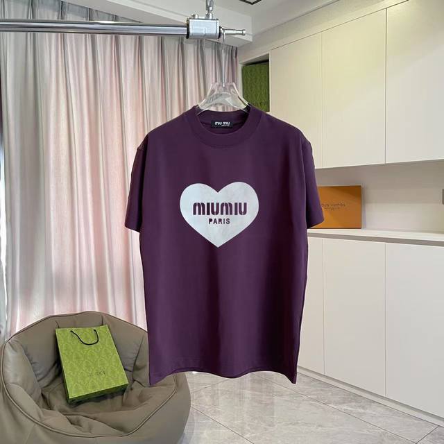 Miu Miu 2025 Spring and Summer New Personalized Letter Logo Printing Custom Fabr