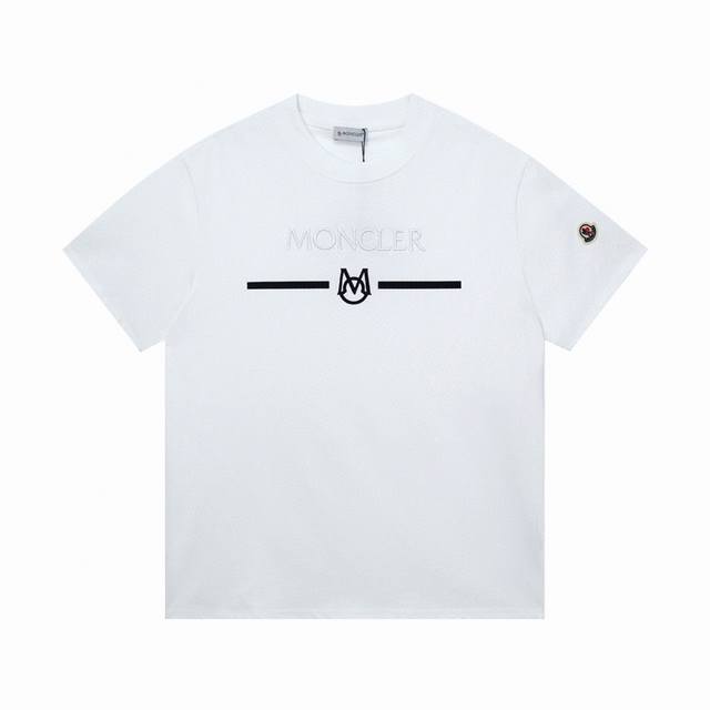 Style number: 845 Moncler short-sleeved shirt Exclusively customized 270g 32s do
