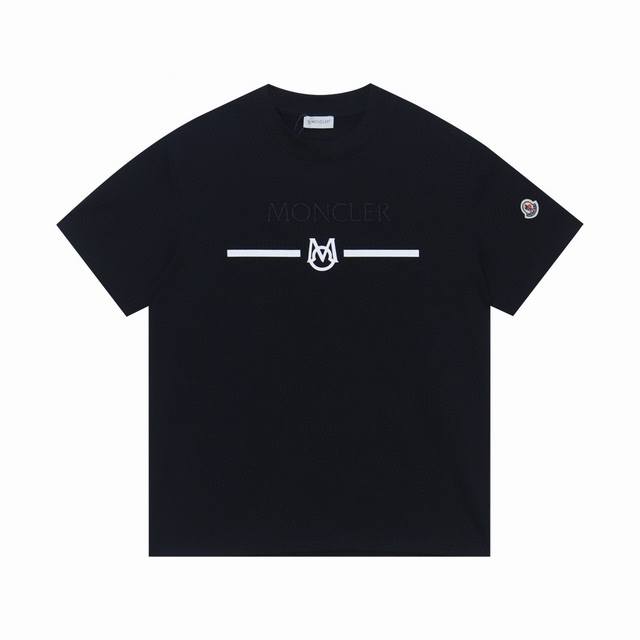Style number: 845 Moncler short-sleeved shirt Exclusively customized 270g 32s do